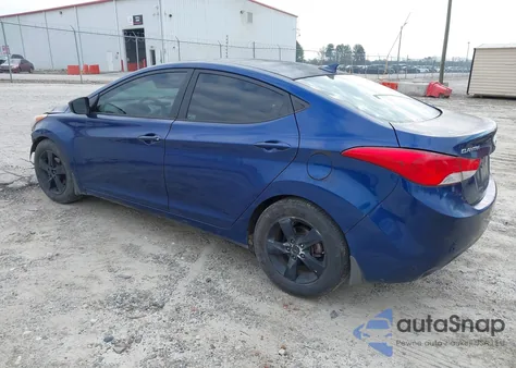 2013 Hyundai Elantra Gls from USA, damaged, VIN KMHDH4AE3DU748991